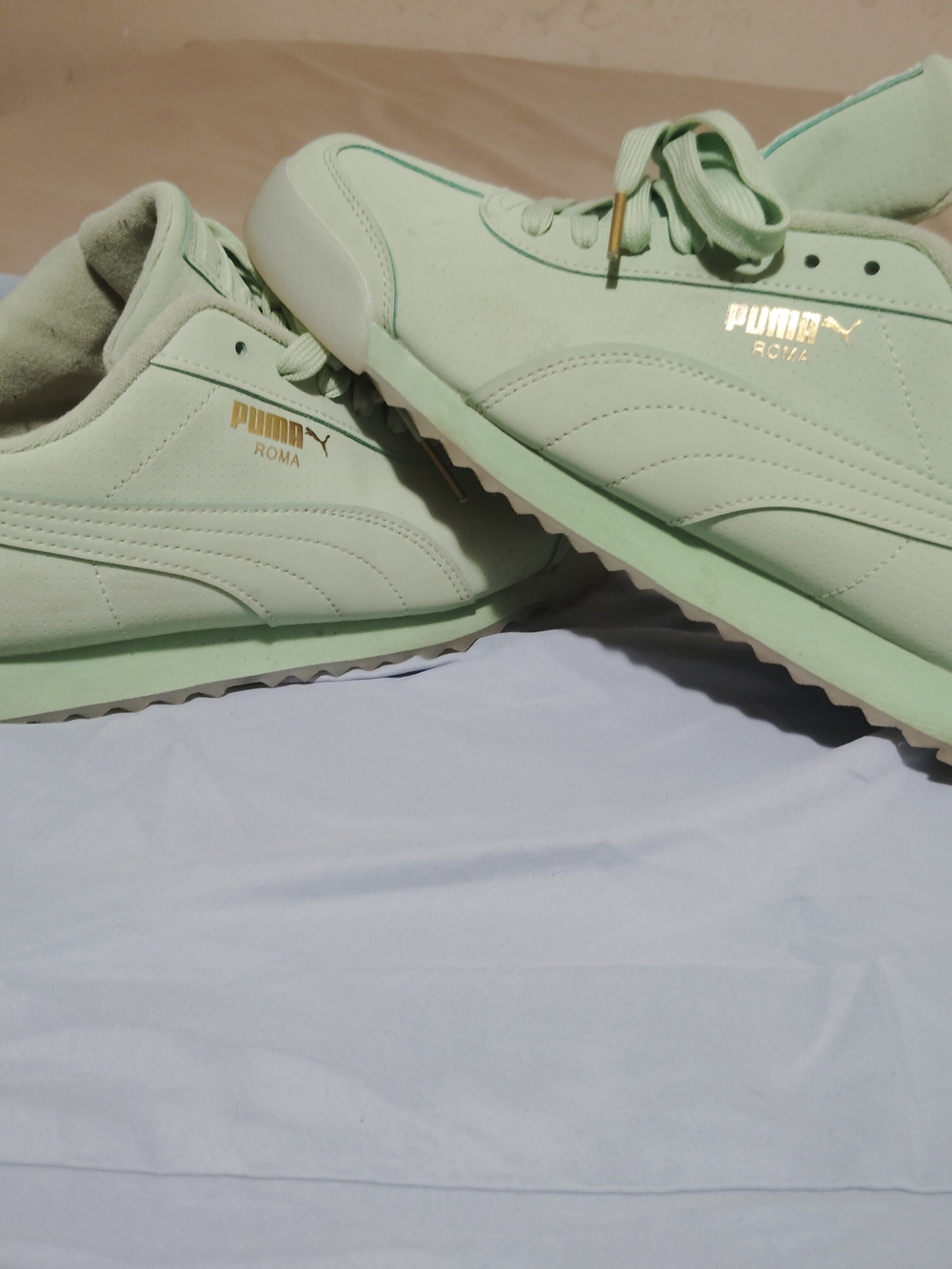 Puma Roma Men's Sneakers in Mint Green